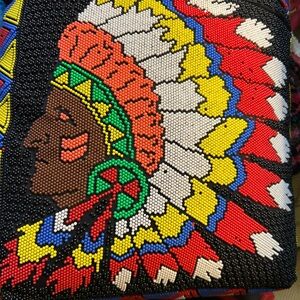 Colorful Beaded Native American Design